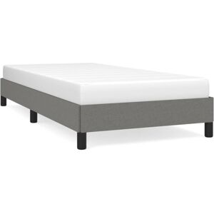 (dark grey, 25 cm/ 3ft single) vidaXL Bed Frame Mattress Foundation Bedroom Upho (dark grey, 25 cm/ 3ft single) vidaXL Bed Frame Mattress Foundation Bedroom Upho