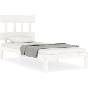 (white, 100 x 200 cm/with headboard) vidaXL Bed Frame Bedroom Platform Bed Woode (white, 100 x 200 cm/with headboard) vidaXL Bed Frame Bedroom Platform Bed Woode