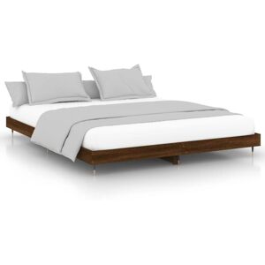 (brown oak, 120 x 200 cm) vidaXL Bed Frame Bedroom Platform Bed Frame Bedstead B (brown oak, 120 x 200 cm) vidaXL Bed Frame Bedroom Platform Bed Frame Bedstead B