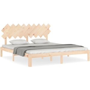 (brown, 180 x 200 cm) vidaXL Bed Frame Bed Base Wooden Platform Bed with Headboa (brown, 180 x 200 cm) vidaXL Bed Frame Bed Base Wooden Platform Bed with Headboa