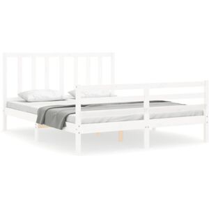 (white, 160 x 200 cm) vidaXL Bed Frame Bed Base Platform Bed with Headboard Smal (white, 160 x 200 cm) vidaXL Bed Frame Bed Base Platform Bed with Headboard Smal