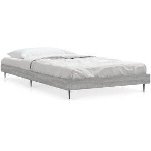 (grey sonoma, 100 x 200 cm) vidaXL Bed Frame Bedroom Platform Bed Frame Bedstead (grey sonoma, 100 x 200 cm) vidaXL Bed Frame Bedroom Platform Bed Frame Bedstead