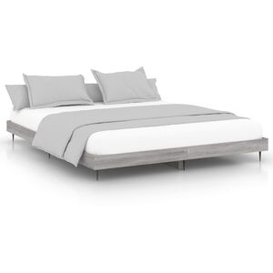 (grey sonoma, 180 x 200 cm) vidaXL Bed Frame Bedroom Platform Bed Frame Bedstead (grey sonoma, 180 x 200 cm) vidaXL Bed Frame Bedroom Platform Bed Frame Bedstead