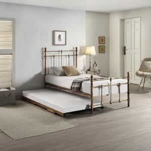 SlumberWorx (Antique Brass, 2 x 20cm Deep Pocket Spring Comfort Foam Mattress) BAYFORD TRADI SlumberWorx (Antique Brass, 2 x 20cm Deep Pocket Spring Comfort Foam Mattress) BAYFORD TRADI