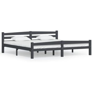 vidaXL Solid Wood Pine Bed Frame - Bed frame vidaXL Solid Wood Pine Bed Frame - Bed frame