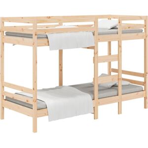 vidaXL Solid Wood Pine Bunk Bed Twin Sleeper Loft Bed - Bunk Bed vidaXL Solid Wood Pine Bunk Bed Twin Sleeper Loft Bed - Bunk Bed