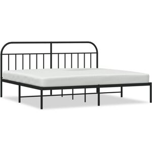 (black, 193 x 203/with headboard) vidaXL Metal Bed Frame Bedroom Bed Base Bedste (black, 193 x 203/with headboard) vidaXL Metal Bed Frame Bedroom Bed Base Bedste