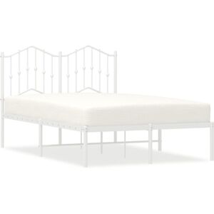 (with headboard, 120 x 200 cm) vidaXL Metal Bed Frame Home Bedroom Bed Base Matt (with headboard, 120 x 200 cm) vidaXL Metal Bed Frame Home Bedroom Bed Base Matt