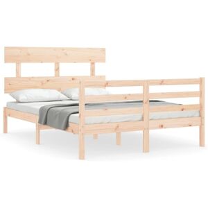 (natural) vidaXL Bed Frame Bedroom Platform Bed Frame Bedstead with Headboard So (natural) vidaXL Bed Frame Bedroom Platform Bed Frame Bedstead with Headboard So