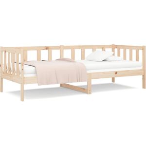 (brown) vidaXL Solid Pinewood Pull-out Day Bed Wooden Sleepover Sofa Bed Multi C (brown) vidaXL Solid Pinewood Pull-out Day Bed Wooden Sleepover Sofa Bed Multi C
