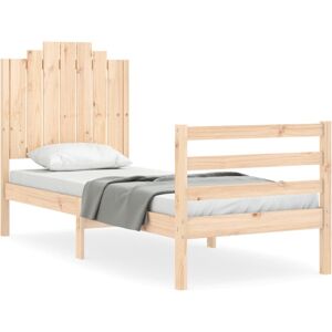 (natural, 75 x 190 cm) vidaXL Bed Frame Bedroom Platform Bed Frame Bedstead with (natural, 75 x 190 cm) vidaXL Bed Frame Bedroom Platform Bed Frame Bedstead with