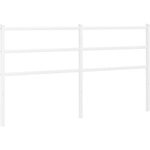 (white, 160 cm) vidaXL Metal Headboard Bedroom Home Decorative Bed Header Metal (white, 160 cm) vidaXL Metal Headboard Bedroom Home Decorative Bed Header Metal