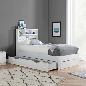 Single White Storage Bed Frame Birlea Alfie 3FT Drawer Bed 90cm Single White Storage Bed Frame Birlea Alfie 3FT Drawer Bed 90cm