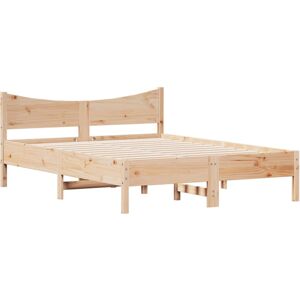 vidaXL Bed Frame Home Bedroom Bed Base Bedstead 120x200 cm Solid Wood Pine vidaXL Bed Frame Home Bedroom Bed Base Bedstead 120x200 cm Solid Wood Pine