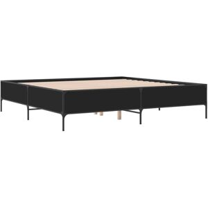 vidaXL Bed Frame Black 180x200cm - Bed Type vidaXL Bed Frame Black 180x200cm - Bed Type