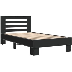 (black, 100 x 200 cm) vidaXL Bed Frame Home Bed Base Sonoma Oak 90x200 cm Engine (black, 100 x 200 cm) vidaXL Bed Frame Home Bed Base Sonoma Oak 90x200 cm Engine