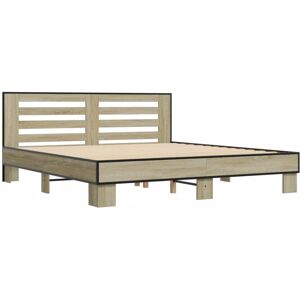 (sonoma oak, 200 x 200 cm) vidaXL Bed Frame Home Bed Base Sonoma Oak 90x200 cm E (sonoma oak, 200 x 200 cm) vidaXL Bed Frame Home Bed Base Sonoma Oak 90x200 cm E