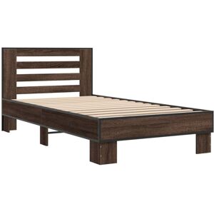 (brown oak, 90 x 200 cm) vidaXL Bed Frame Home Bed Base Sonoma Oak 90x200 cm Eng (brown oak, 90 x 200 cm) vidaXL Bed Frame Home Bed Base Sonoma Oak 90x200 cm Eng