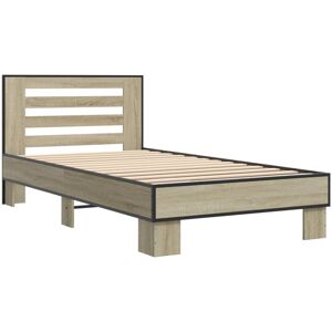 (sonoma oak, 90 x 190 cm) vidaXL Bed Frame Home Bed Base Sonoma Oak 90x200 cm En (sonoma oak, 90 x 190 cm) vidaXL Bed Frame Home Bed Base Sonoma Oak 90x200 cm En