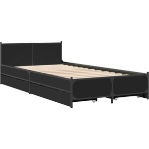 (black, 90 x 190 cm) vidaXL Bed Frame with Drawers Bed Base Mattress Foundation (black, 90 x 190 cm) vidaXL Bed Frame with Drawers Bed Base Mattress Foundation