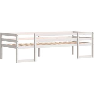 vidaXL Kids' Bed Frame Children's Bed Base White 75x190 cm Solid Wood Pine vidaXL Kids' Bed Frame Children's Bed Base White 75x190 cm Solid Wood Pine