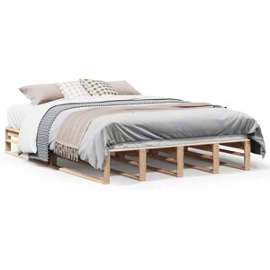 vidaXL Bed Frame Bedroom Home Bedstead Bed Base 120x200 cm Solid Wood Pine vidaXL Bed Frame Bedroom Home Bedstead Bed Base 120x200 cm Solid Wood Pine