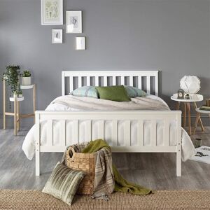 Bed Bug Cover Bed Set Aspire Beds Atlantic Wood White Shaker Bed Frame, White Highlights, Small Double Bed Bug Cover Bed Set Aspire Beds Atlantic Wood White Shaker Bed Frame, White Highlights, Small Double
