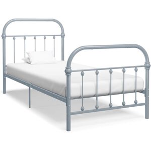 vidaXL Metal Bed Frame - Supportive, Elegant, 90x200 cm vidaXL Metal Bed Frame - Supportive, Elegant, 90x200 cm