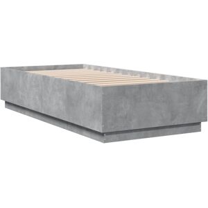 (concrete grey, 90 x 200 cm) vidaXL Bed Frame Bedroom Bed Base Bedstead Mattress (concrete grey, 90 x 200 cm) vidaXL Bed Frame Bedroom Bed Base Bedstead Mattress