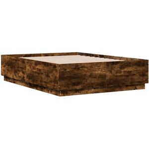 (smoked oak, 140 x 190 cm) vidaXL Bed Frame Bedroom Bed Base Bedstead Mattress F (smoked oak, 140 x 190 cm) vidaXL Bed Frame Bedroom Bed Base Bedstead Mattress F