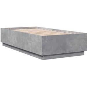 (concrete grey, 90 x 190 cm) vidaXL Bed Frame Bedroom Bed Base Bedstead Mattress (concrete grey, 90 x 190 cm) vidaXL Bed Frame Bedroom Bed Base Bedstead Mattress