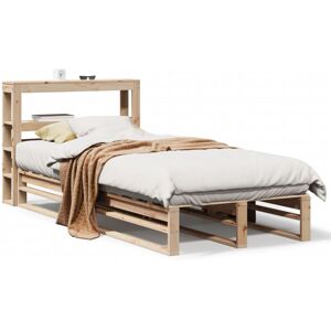 vidaXL Bed Frame with Headboard Bed Base Bedstead 90x200 cm Solid Wood Pine vidaXL Bed Frame with Headboard Bed Base Bedstead 90x200 cm Solid Wood Pine