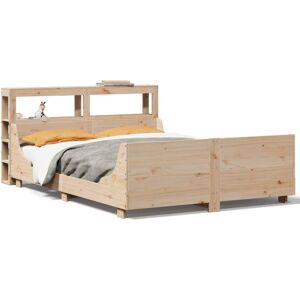 vidaXL Bed Frame with Headboard 120x200 cm Solid Wood Pine - Bed Type vidaXL Bed Frame with Headboard 120x200 cm Solid Wood Pine - Bed Type