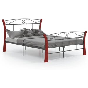 vidaXL Bed Frame Black Metal 120x200 cm Bedroom Furniture Bed Base Bedstead vidaXL Bed Frame Black Metal 120x200 cm Bedroom Furniture Bed Base Bedstead