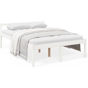 (white, 140 x 190 cm) vidaXL Solid Wood Pine Bed Frame Bed Base Frame Multi Colo (white, 140 x 190 cm) vidaXL Solid Wood Pine Bed Frame Bed Base Frame Multi Colo