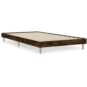 vidaXL 832098 Bed Frame - Smoked Oak - 90x190 cm - Bed Frame vidaXL 832098 Bed Frame - Smoked Oak - 90x190 cm - Bed Frame