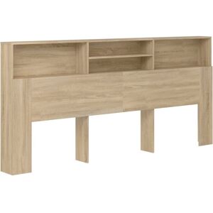 (sonoma oak) vidaXL Headboard Cabinet Bedroom Home Indoor Bookcase Backboard Mul (sonoma oak) vidaXL Headboard Cabinet Bedroom Home Indoor Bookcase Backboard Mul