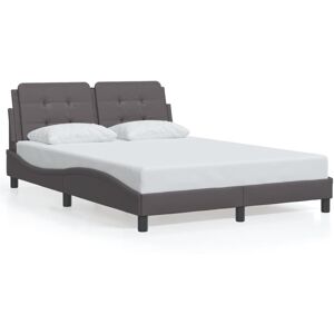 (grey, 120 x 200 cm) vidaXL Bed Frame with Headboard Bed Black and White 120x200 (grey, 120 x 200 cm) vidaXL Bed Frame with Headboard Bed Black and White 120x200