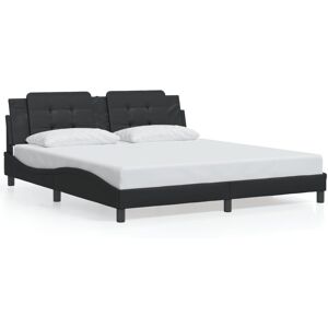 (black, 180 x 200 cm) vidaXL Bed Frame with Headboard Bed Black and White 120x20 (black, 180 x 200 cm) vidaXL Bed Frame with Headboard Bed Black and White 120x20