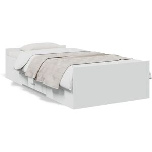 (white, 75 x 190 cm) vidaXL Bed Frame with Drawers Bed Base Sonoma Oak 120x200 c (white, 75 x 190 cm) vidaXL Bed Frame with Drawers Bed Base Sonoma Oak 120x200 c