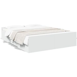 (white, 160 x 200 cm) vidaXL Bed Frame with Drawers Bed Base Sonoma Oak 120x200 (white, 160 x 200 cm) vidaXL Bed Frame with Drawers Bed Base Sonoma Oak 120x200