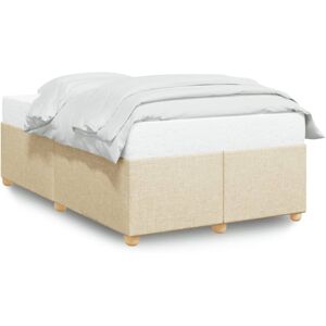 (cream, 120 x 190 cm) vidaXL Bed Frame Bed Base Bedstead Mattress Foundation Cre (cream, 120 x 190 cm) vidaXL Bed Frame Bed Base Bedstead Mattress Foundation Cre