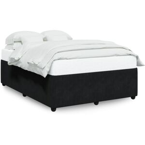 (black, 140 x 200 cm) vidaXL Bed Frame Home Bed Base Mattress Foundation Dark Gr (black, 140 x 200 cm) vidaXL Bed Frame Home Bed Base Mattress Foundation Dark Gr