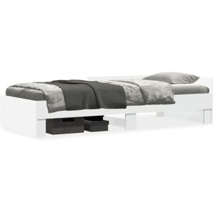 (white, 90 x 190 cm) vidaXL Bed Frame Home Bedstead Bed Base Mattress Foundation (white, 90 x 190 cm) vidaXL Bed Frame Home Bedstead Bed Base Mattress Foundation