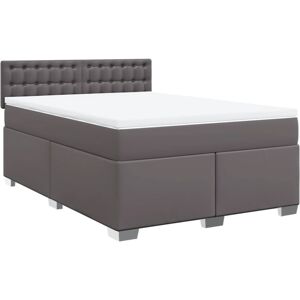 (grey, 160 x 200 cm) vidaXL Box Spring Bed with Mattress Bedroom Bed Frame Bed B (grey, 160 x 200 cm) vidaXL Box Spring Bed with Mattress Bedroom Bed Frame Bed B