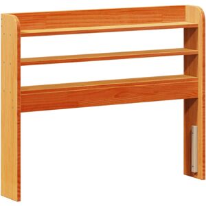 (wax brown, 110 x 16 x 82 cm) vidaXL Headboard with Shelves Bed Header Bed Headb (wax brown, 110 x 16 x 82 cm) vidaXL Headboard with Shelves Bed Header Bed Headb