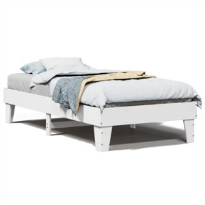 (white) vidaXL Bed Frame without Mattress Bed Base Solid Wood Pine (white) vidaXL Bed Frame without Mattress Bed Base Solid Wood Pine