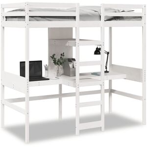 (white, 90 x 190cm cm) vidaXL Loft Bed Frame without Mattress Children's Bunk Be (white, 90 x 190cm cm) vidaXL Loft Bed Frame without Mattress Children's Bunk Be
