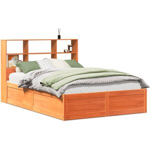 (wax brown, 150 x 200 cm) vidaXL Bed Frame without Mattress Bed Base Solid Wood (wax brown, 150 x 200 cm) vidaXL Bed Frame without Mattress Bed Base Solid Wood