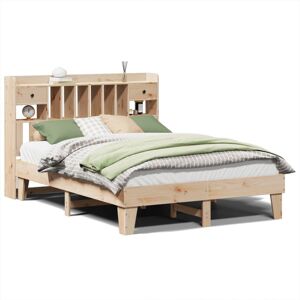 vidaXL Bed Frame without Mattress Home Bed Base 160x200 cm Solid Wood Pine vidaXL Bed Frame without Mattress Home Bed Base 160x200 cm Solid Wood Pine